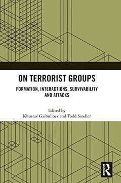 portada On Terrorist Groups: Formation, Interactions, Survivability and Attacks (en Inglés)