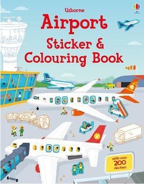 portada Airport Sticker And Colouring Book (First Colouring Books)