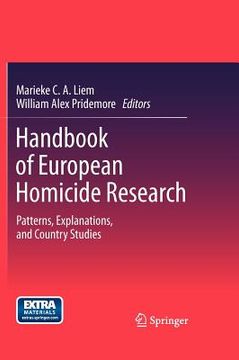 portada handbook of european homicide research
