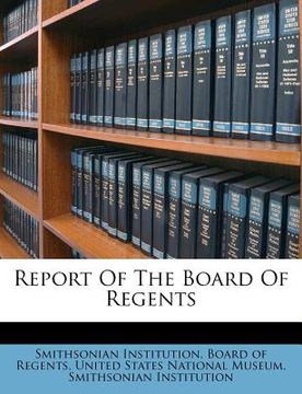 portada report of the board of regents