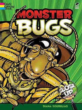 portada monster bugs coloring book (in English)