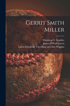 portada Gerrit Smith Miller (in English)
