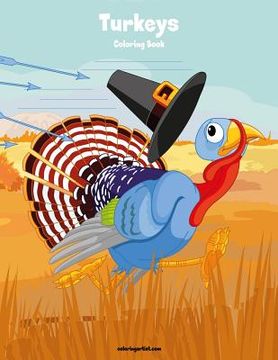portada Turkeys Coloring Book 1 (en Inglés)