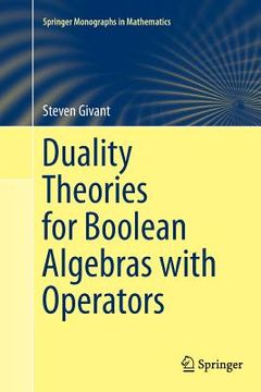 portada Duality Theories for Boolean Algebras with Operators (en Inglés)