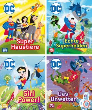 portada Nelson Mini-Bücher: Dc Superhelden 1-4 (en Alemán)