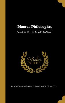 portada Momus Philosophe,: Comédie. En un Acte et en Vers. 