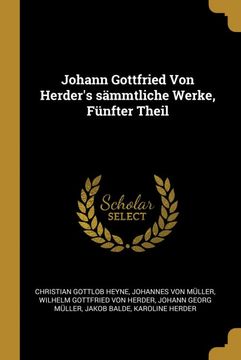 portada Johann Gottfried von Herder's Sämmtliche Werke, Fünfter Theil (in German)