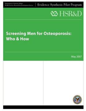 portada Screening Men for Osteoporosis: Who & How (en Inglés)