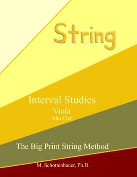 portada Interval Studies:  Viola (Alto Clef) (The Big Print String Method)