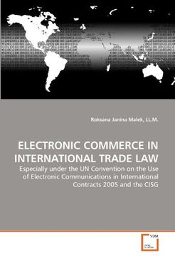 portada electronic commerce in international trade law (in English)