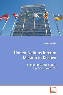 portada united nations interim mission in kosovo (en Inglés)