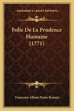 portada Folie De La Prudence Humaine (1771) (en Francés)