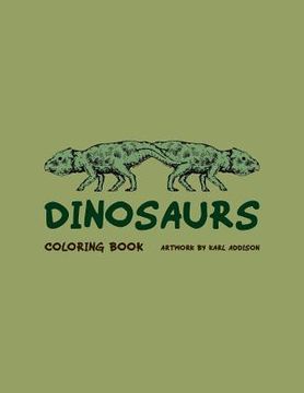 portada dinosaurs coloring book (en Inglés)