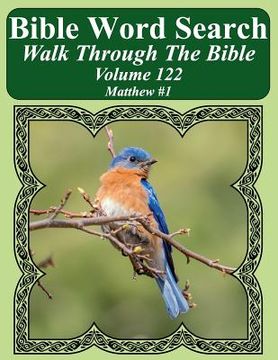 portada Bible Word Search Walk Through The Bible Volume 122: Matthew #1 Extra Large Print (in English)