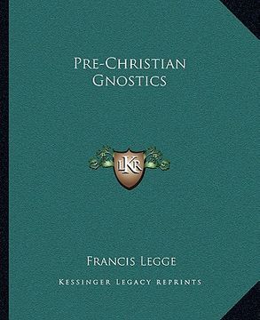 portada pre-christian gnostics (en Inglés)