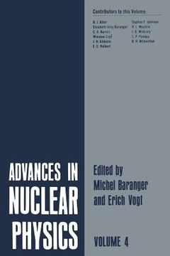 portada Advances in Nuclear Physics: Volume 4 (en Inglés)