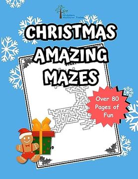 portada The Hidden Hollow Tales Christmas Maze Book (en Inglés)