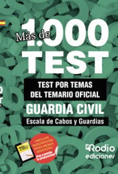 portada Guardia Civil 2023. Escala de Cabos y Guardias. Test del Temario Oficial. Mas de mil Preguntas Tipo Test (in Spanish)