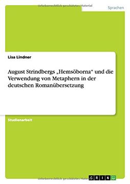portada August Strindbergs „Hemsöborna" und die Verwendung von Metaphern in der deutschen Romanübersetzung