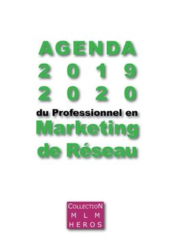portada Agenda 2019 2020 du Professionnel en Marketing du Réseau: Le premier agenda dédié aux VDI (en Francés)