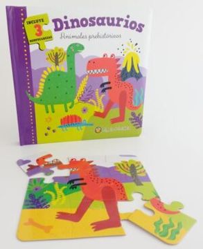 portada Rompecabezas - Dinosaurios animales prehistóricos