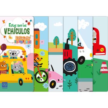 portada Colección Escalera de Colores -Estos son los Vehículos (in Spanish)