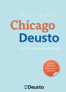 portada Manual de Estilo Chicago-Deusto