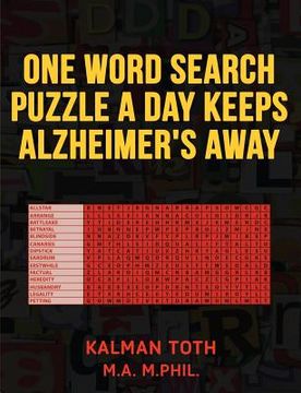 portada One Word Search Puzzle A Day Keeps Alzheimer's Away (en Inglés)