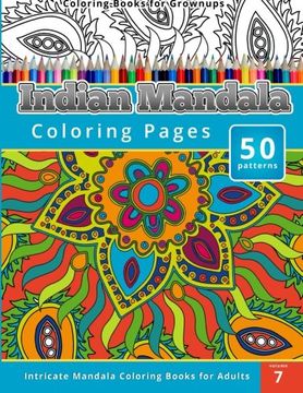 portada Coloring Books for Grown-ups Indian Mandala Coloring Pages