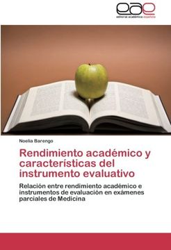 portada Rendimiento Academico y Caracteristicas del Instrumento Evaluativo