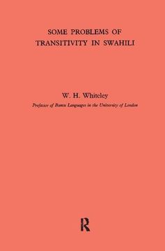 portada Some Problems of Transitivity in Swahili (en Inglés)
