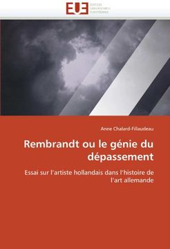 portada Rembrandt Ou Le Genie Du Depassement