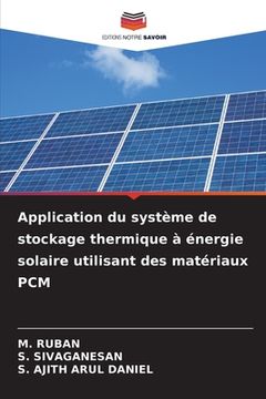 portada Application du système de stockage thermique à énergie solaire utilisant des matériaux PCM (in French)