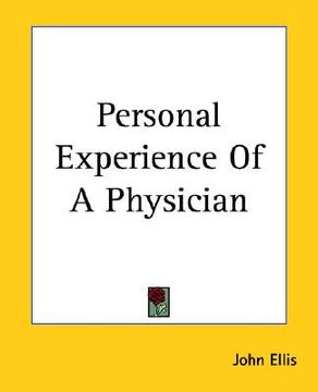 portada personal experience of a physician (en Inglés)