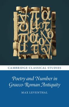 portada Poetry and Number in Graeco-Roman Antiquity (Cambridge Classical Studies) (en Inglés)