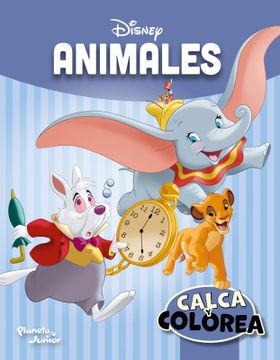 portada Calca y colorea. Animales de Disney (in Spanish)