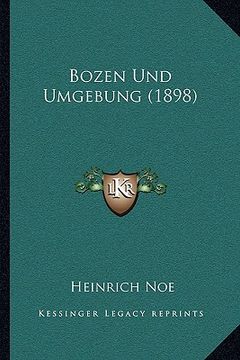 portada Bozen Und Umgebung (1898) (en Alemán)