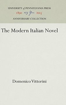 portada The Modern Italian Novel (en Inglés)