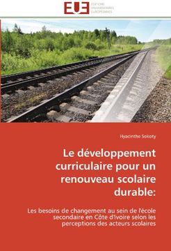 portada Le Developpement Curriculaire Pour Un Renouveau Scolaire Durable