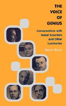 portada the voice of genius: conversations with nobel scientists and other luminaries (en Inglés)