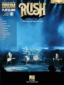 portada Rush - Hal Leonard Drum Play-Along Volume 50: Play 8 Songs with Sound-Alike Audio (en Inglés)