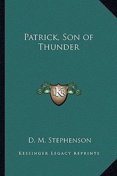 portada patrick, son of thunder (en Inglés)