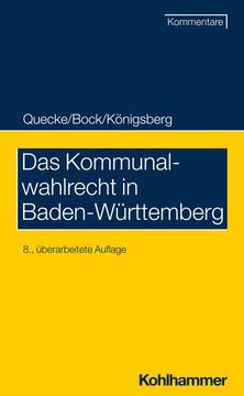 portada Das Kommunalwahlrecht in Baden-Wurttemberg (in German)
