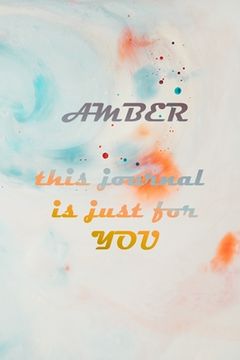 portada Amber: This Is Just for You (in English)