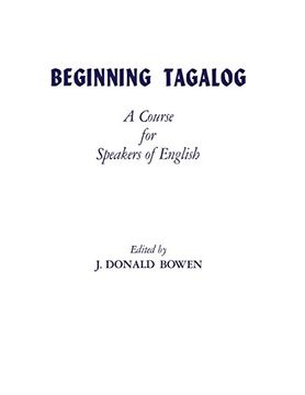 portada Beginning Tagalog: A Course for Speakers of English (en Inglés)