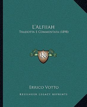 portada L'Alfiiah: Tradotta E Commentata (1898) (en Árabe)