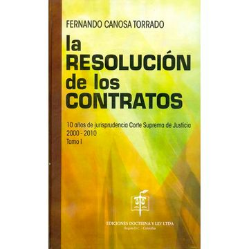 portada La Resolución De Los Contratos