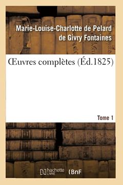 portada Oeuvres Complètes. Tome 1 (en Francés)