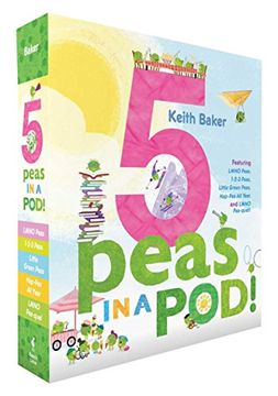 portada 5 Peas in a Pod!: Lmno Peas; 1-2-3 Peas; Little Green Peas; Hap-Pea All Year; Lmno Pea-Quel