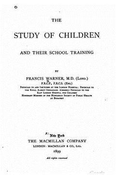 portada The study of children and their school training (en Inglés)